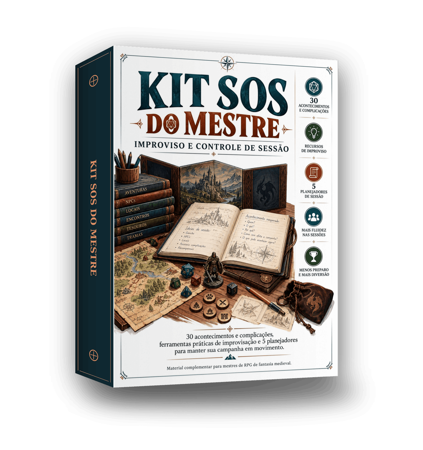 Kit SOS do Mestre para improviso e controle de sessão