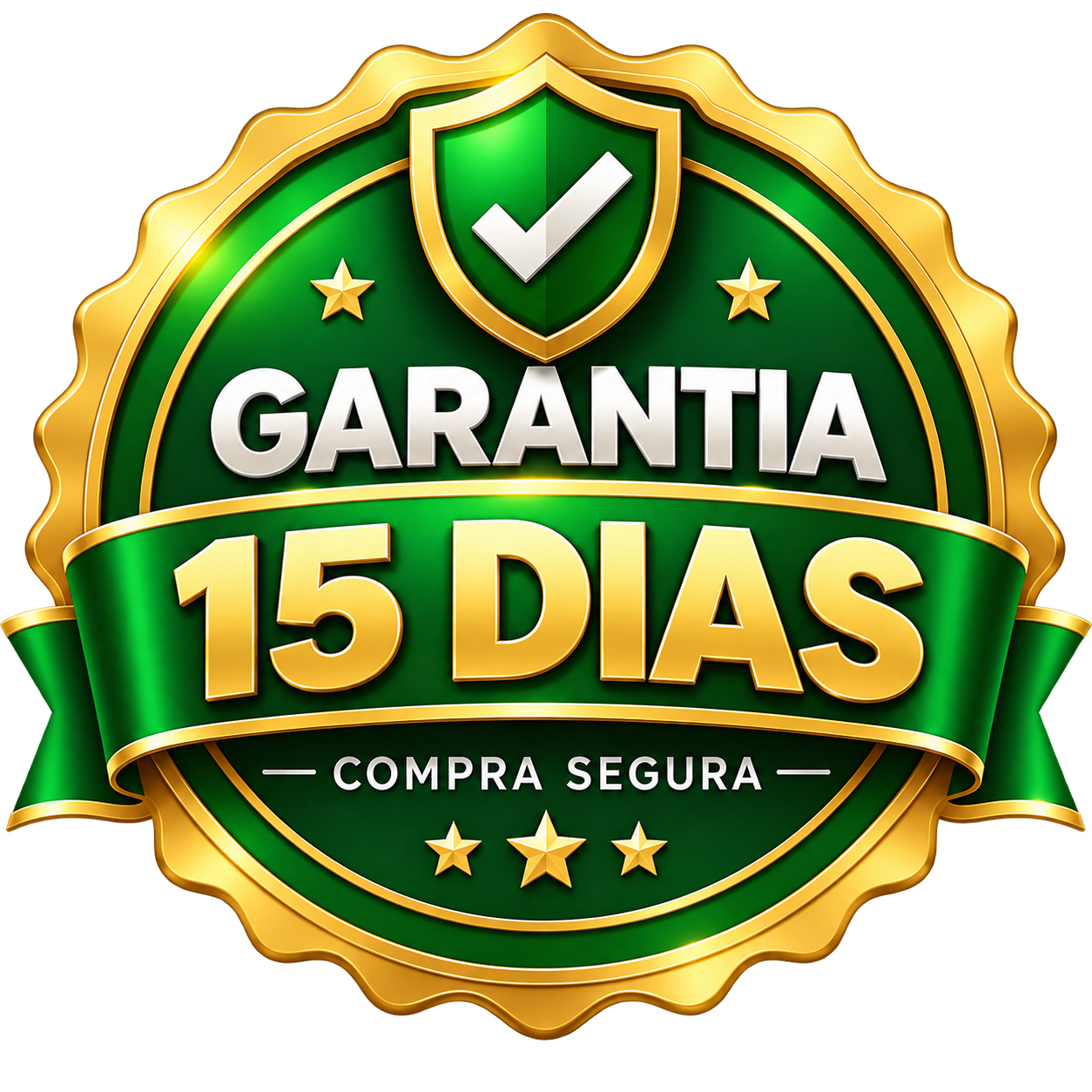 Garantia de 15 dias — compra segura